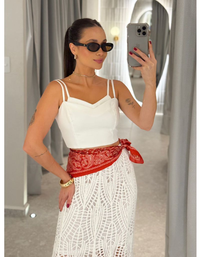 Blusa Alfaiataria Bella Branco