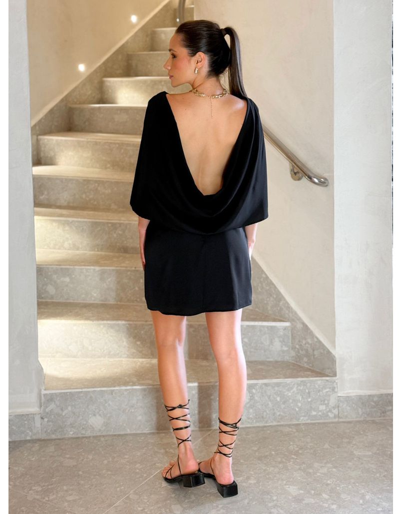 Vestido Vazado Verônica Preto