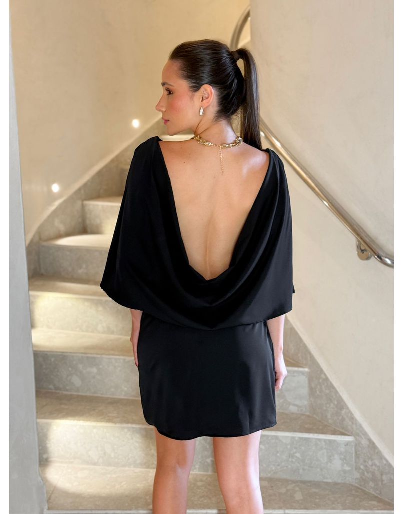 Vestido Vazado Verônica Preto