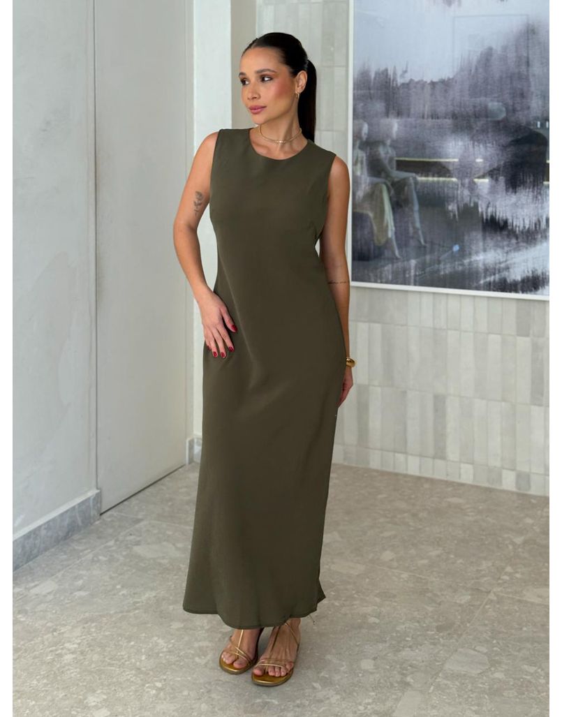 Vestido Midi Regata Virginia Militar 