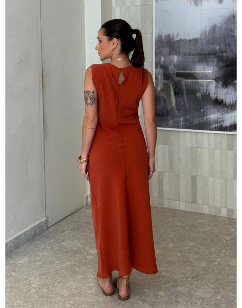 Vestido Midi Regata Virginia Telha