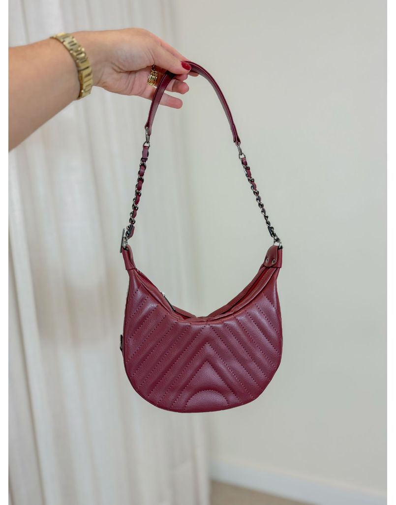 Bolsa Canoa Cherry