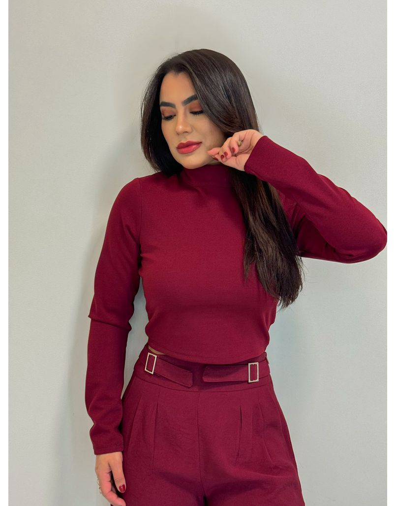 Blusa Manga Longa Elisa Cherry