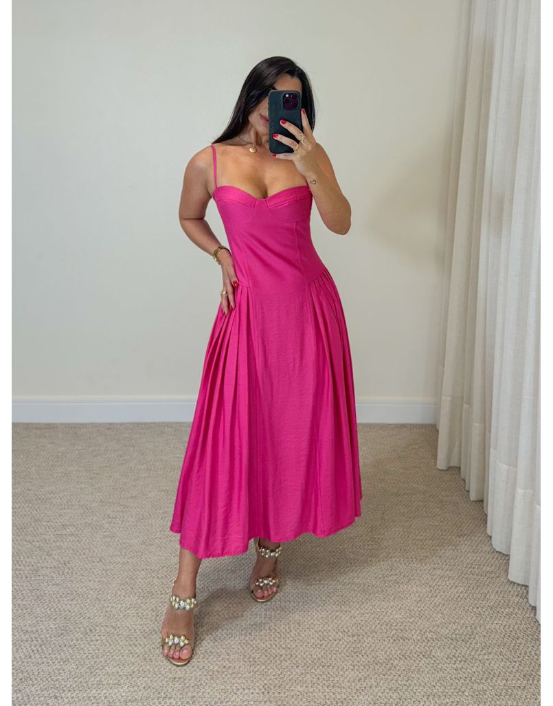 Vestido Meia Taça Turquia Pink