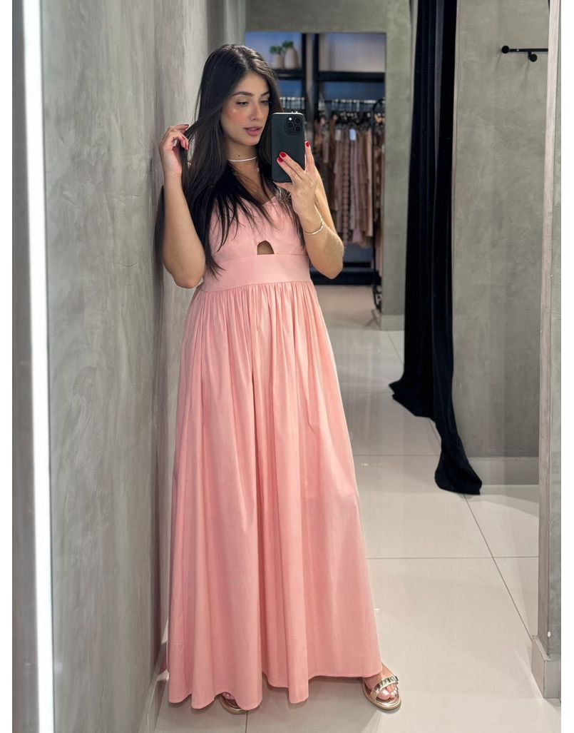 Vestido Midi Cancún Rosa