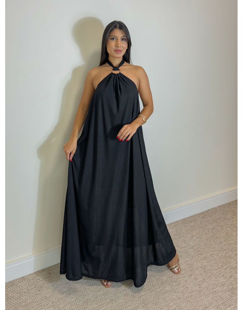 Vestido Frente Única Naiara Preto