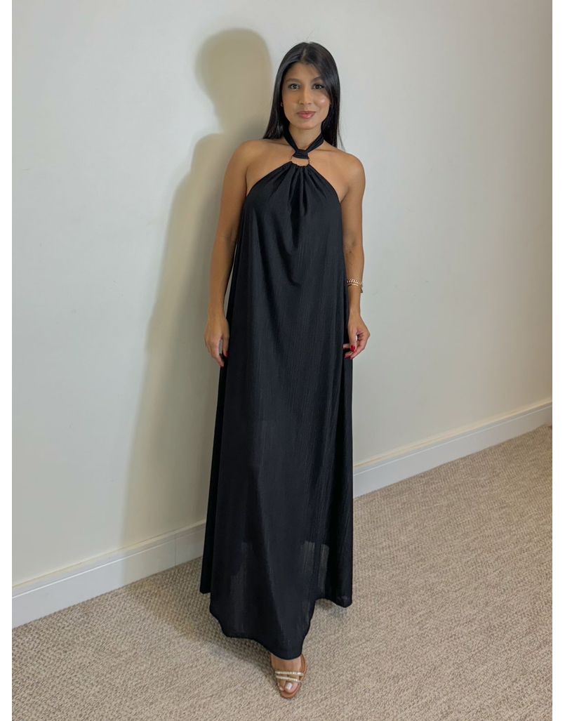Vestido Frente Única Naiara Preto