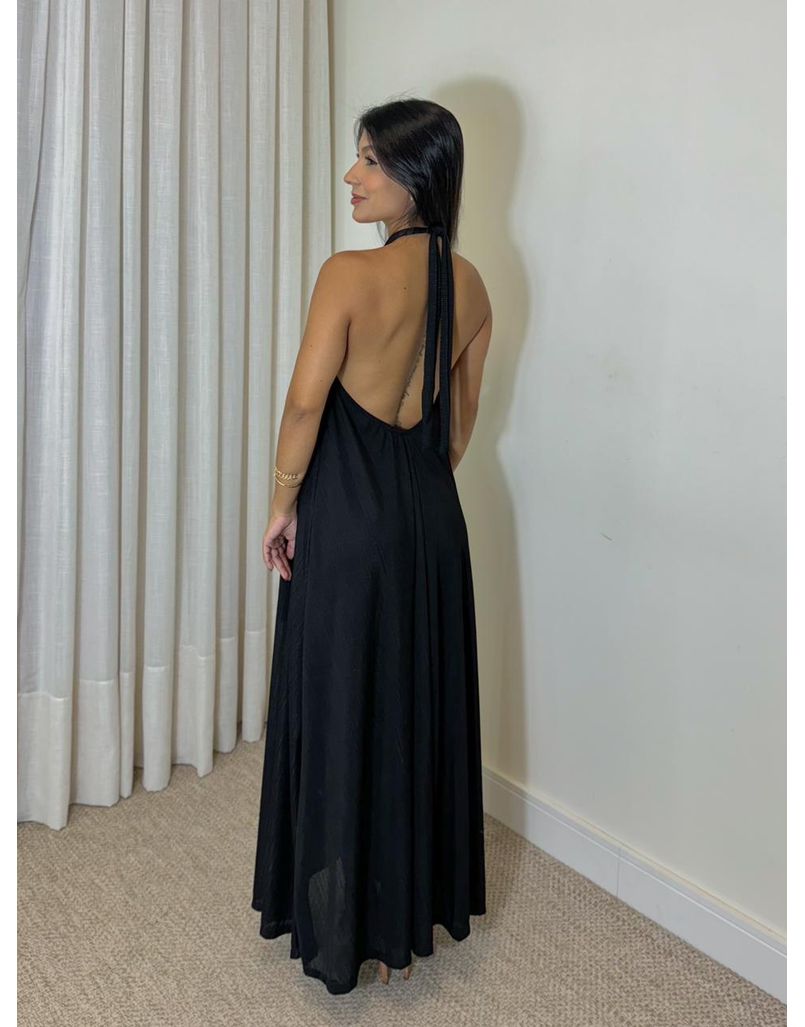 Vestido Frente Única Naiara Preto