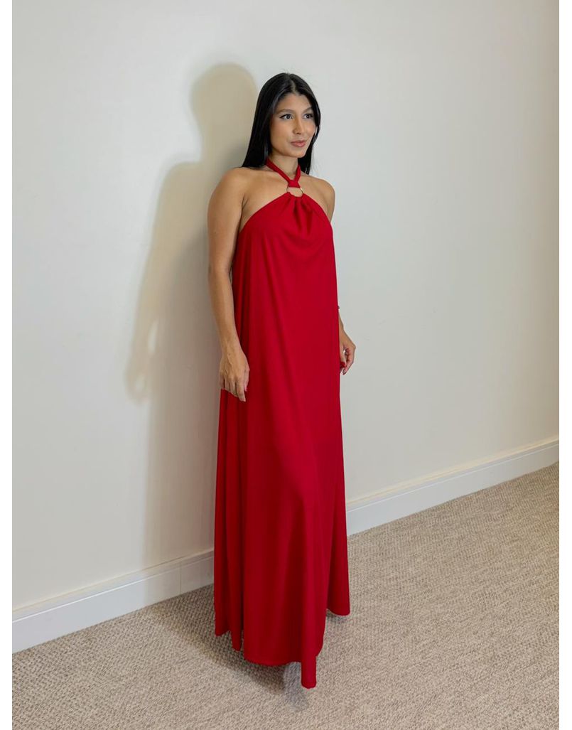 Vestido Frente Única Naiara Vermelho
