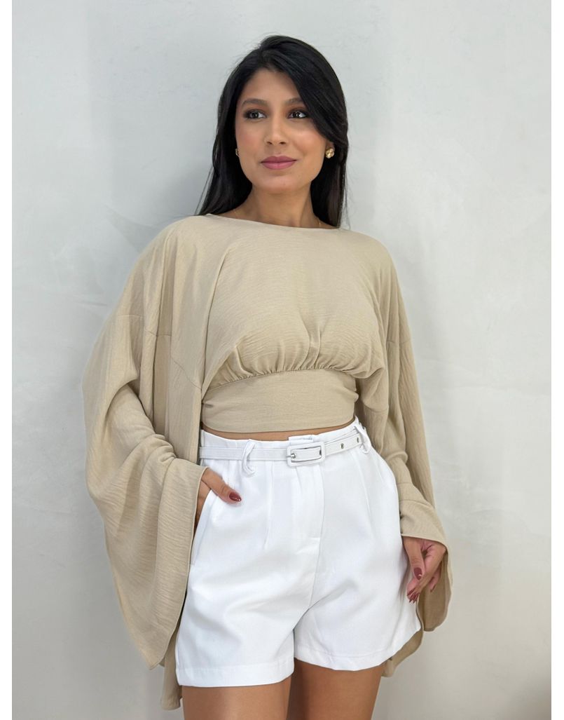 Cropped Dandara Areia - Loja La Mina 