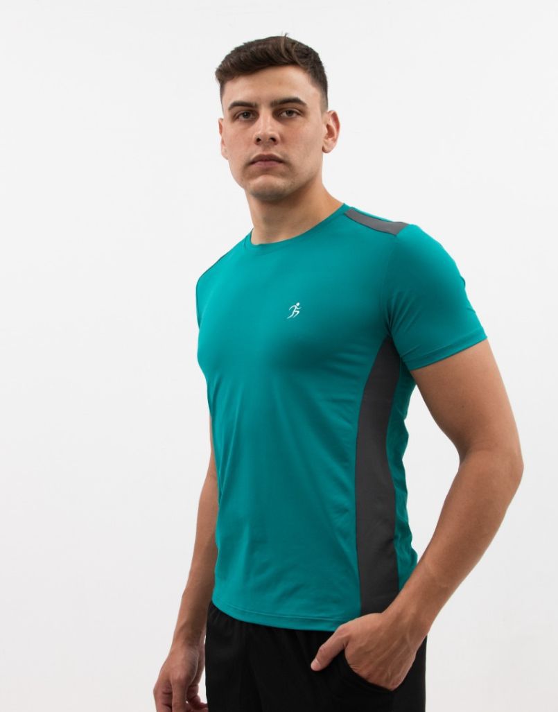 Camiseta Masculina Alpha - Verde / ... - MAHARI