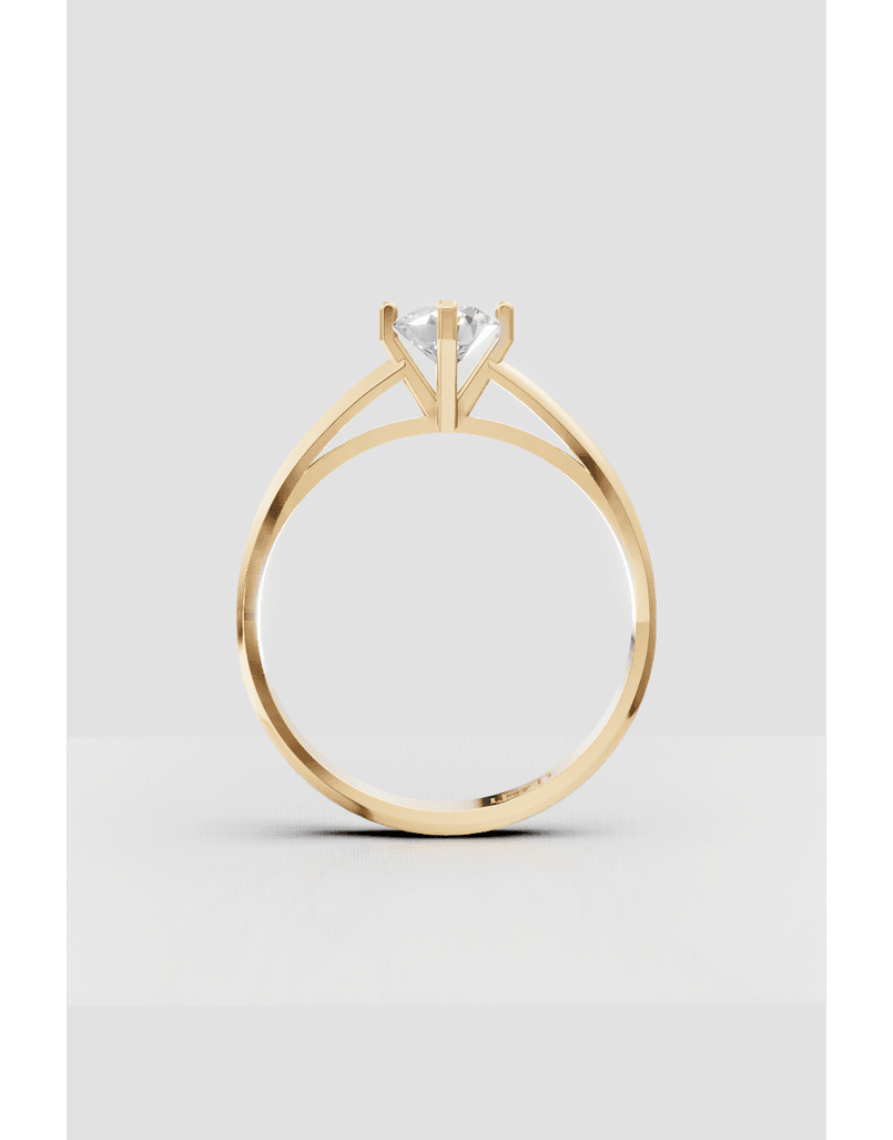 Solitário Amoris 2 em Ouro 18k