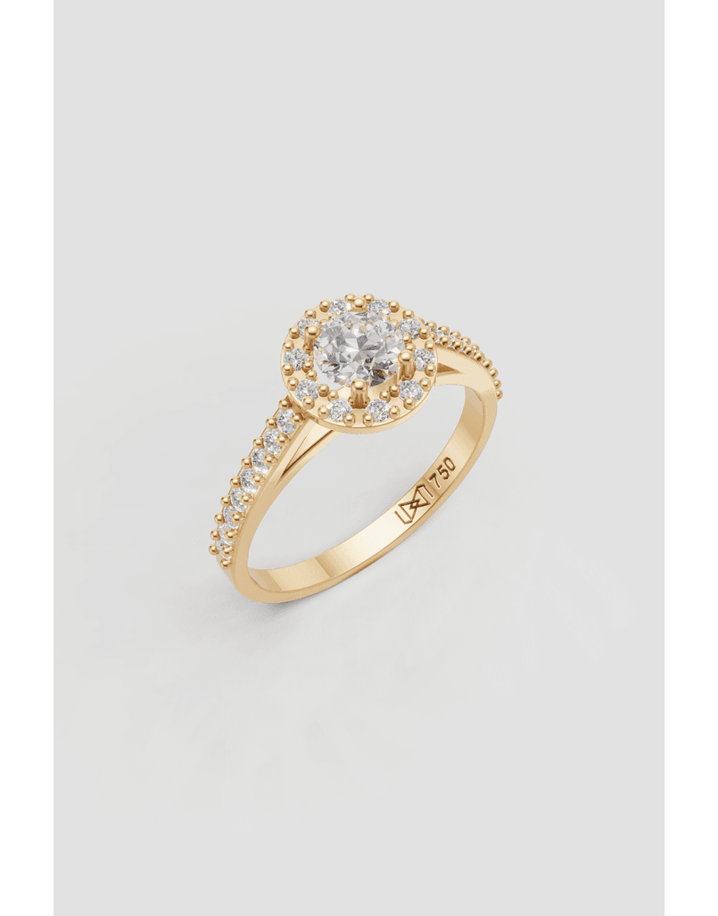 Solitário Amoris 5 em Ouro 18k 