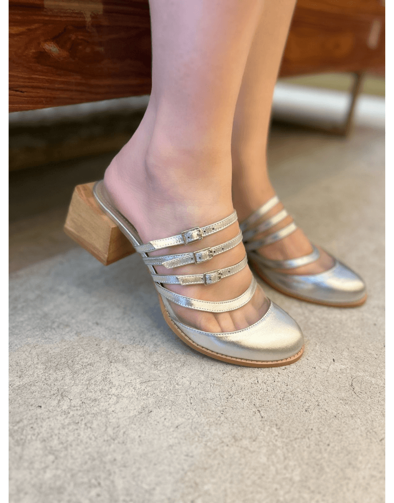 Mule Guta Prata - Shine Shoes