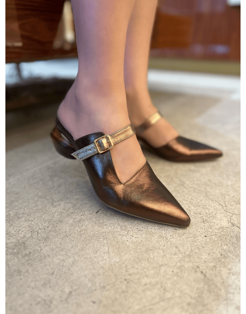 Mule Sabrina Ca... - Shine Shoes