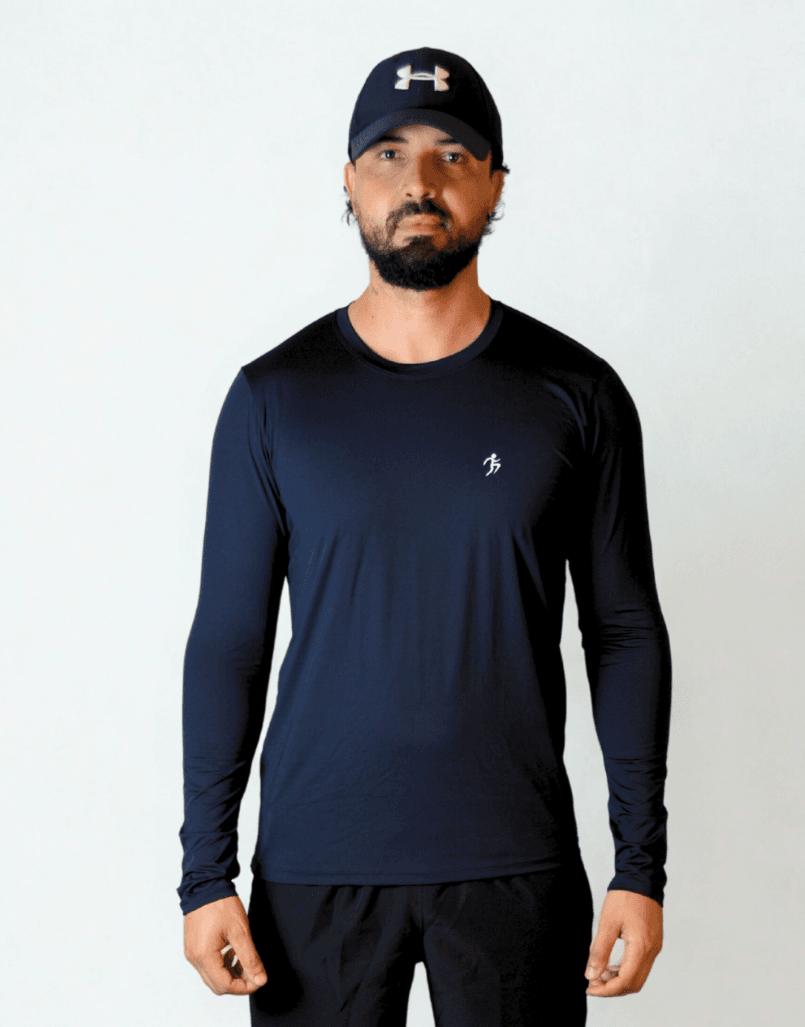 Camiseta Fitness Masculina Manga Lo... - MAHARI