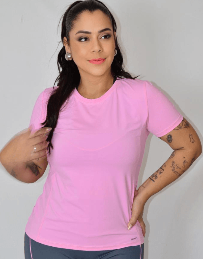 Camiseta T.B - Rosa