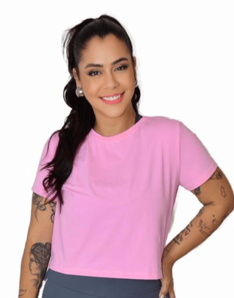 Cropped Dinamic - Rosa