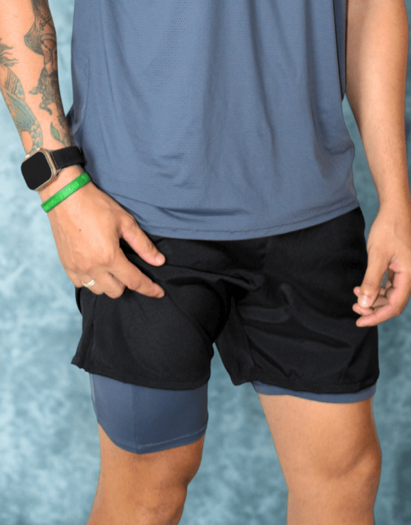 Short Action Masculino - Preto / Ci... - MAHARI