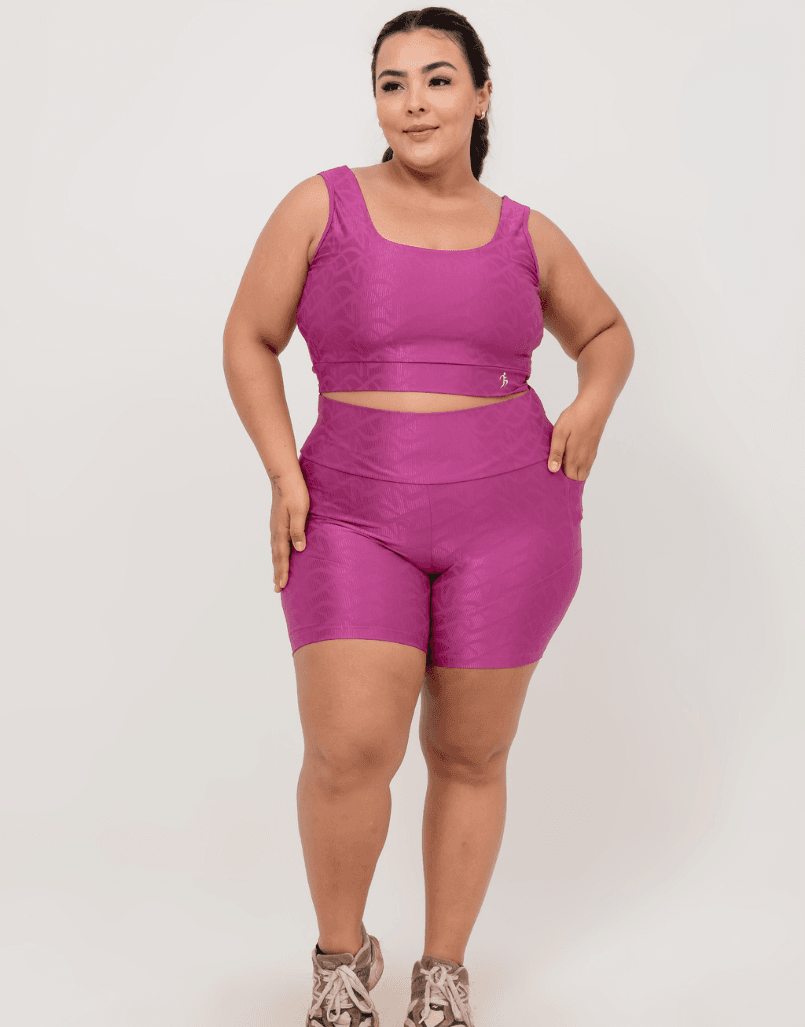 Conjunto Bermuda Plus Size - Frambo... - MAHARI