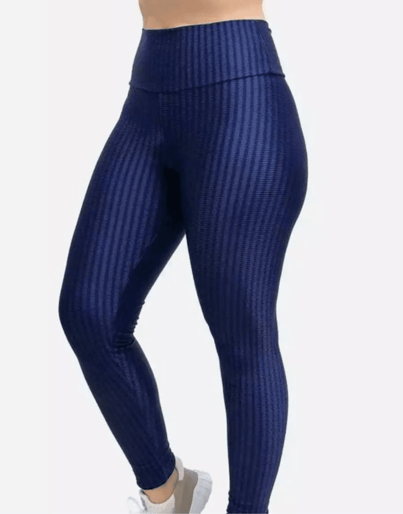 Calça Legging Ikat Azul Marinho