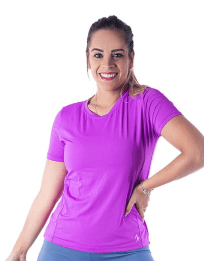 Camiseta T.B Feminina Violeta - MAHARI