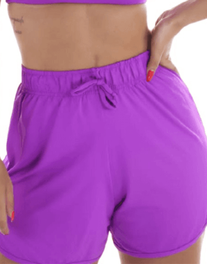 Short Fashion Roxo - MAHARI