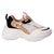 Tênis Feminino Chunck Sneaker Casual Plataforma Nude