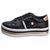 Tênis Feminino Plataforma Preto/Pérola