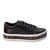 Tênis Feminino Plataforma Animal Print Preto Onça 