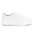 Tenis Feminino Sapatenis Sola Alta Listras Branco