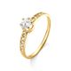 Anel de Ouro 18k/750 Solitario AN17