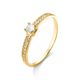 Anel de Ouro 18k/750 Solitario AN24