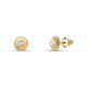 Brinco de Ouro Infantil 18k/750 BRI27