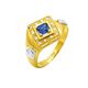 Anel de Formatura em Ouro 18k/750 com Diamante ANF64 