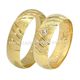 Alianças de Ouro 18k/750 com Diamante AL21/RP2