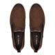 Tênis Iate Slip On Casual Masculino em Couro Tan 