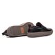 Tênis Iate Slip On Casual Masculino em Couro Preto 