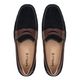 Mocassim Conforto Masculino Melbourne em Couro Dark Blue 