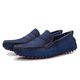 Mocassim Masculino Taurus em Couro Azul Savelli