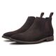 Bota Masculina Chelsea Vulcano em Couro Café Savelli