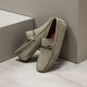Mocassim Masculino Em Couro Cinza Savelli