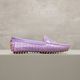 Mocassim Feminino Nice Em Couro Lavanda Savelli