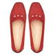 Mocassim Feminino Florença Em Couro Vermelho Savelli 