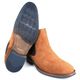 Bota Masculina Chelsea Vulcano em Couro Suede Havana Savelli