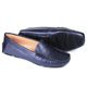 Mocassim Feminino Charlotte Em Couro Azul Savelli 