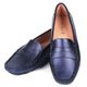 Mocassim Feminino Charlotte Em Couro Azul Savelli 