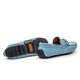 Mocassim Masculino Atlanta Em Couro Suede Azul Bebê Savelli