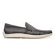 Mocassim Masculino Capri Em Couro Cinza Savelli