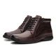 Bota Comfort Casual em Couro Floater Café Savelli